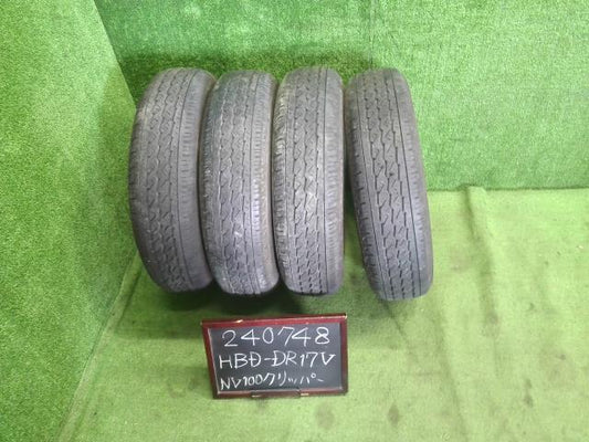 【中古】12インチ 夏 ノーマルタイヤ 145/80R12 4本 ブリヂストン 24年製  自社品番240748