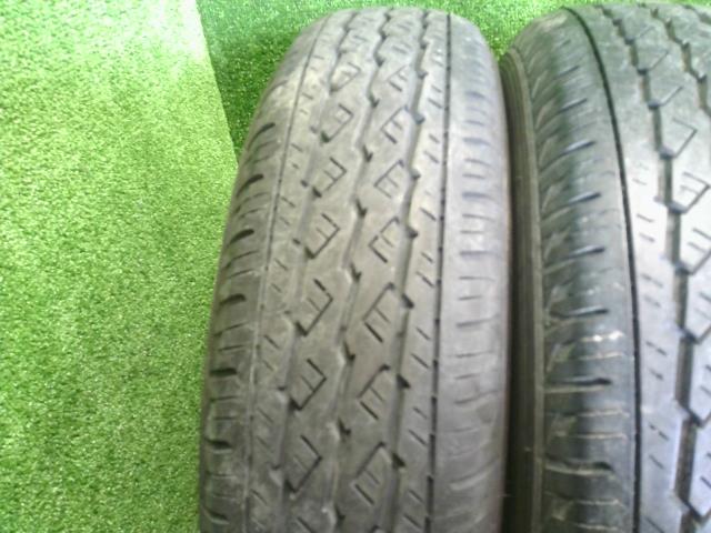 【中古】12インチ 夏 ノーマルタイヤ 145/80R12 4本 ブリヂストン 24年製  自社品番240748