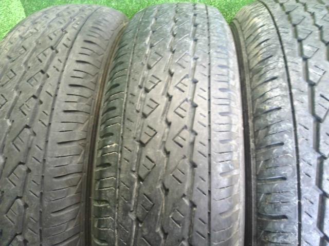 【中古】12インチ 夏 ノーマルタイヤ 145/80R12 4本 ブリヂストン 24年製  自社品番240748