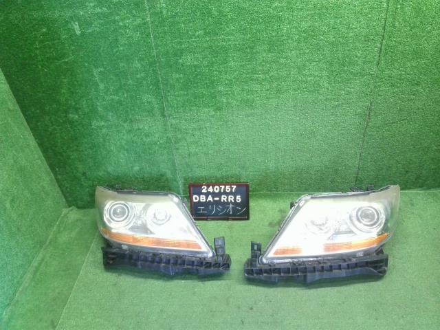 【中古】エリシオン DBA-RR5 左ヘッドランプ ランプ 33151-SYK-003 自社品番240757 NH700M