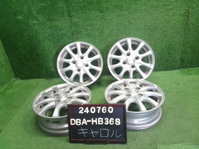 【中古】社外 SIBILLA 13インチ  アルミホイール 4本 アルト キャロル外し  自社品番240760