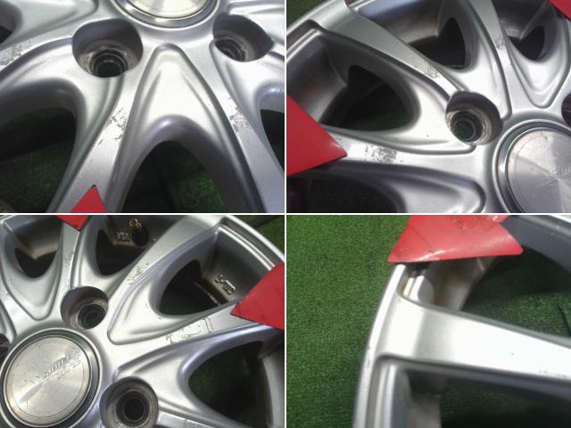 【中古】社外 SIBILLA 13インチ  アルミホイール 4本 アルト キャロル外し  自社品番240760