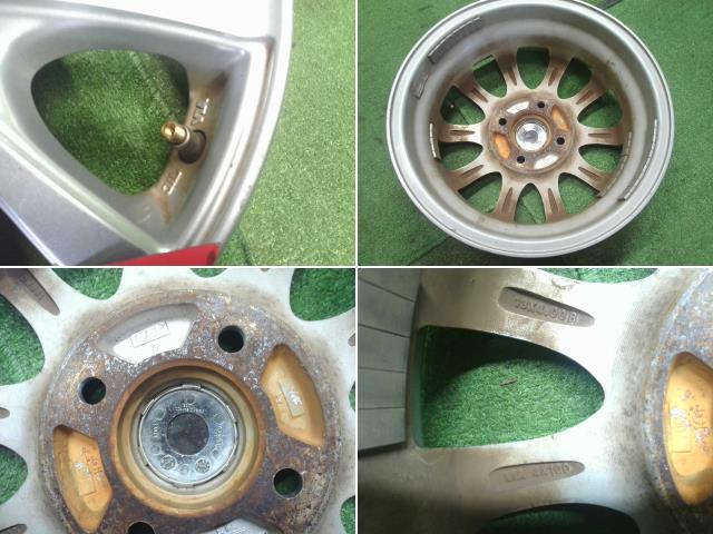 【中古】社外 SIBILLA 13インチ  アルミホイール 4本 アルト キャロル外し  自社品番240760