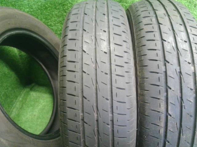 【中古】14インチ 夏 ノーマルタイヤ 155/65R14 3本 ブリヂストン 21年製 ECOPIA EX20C 自社品番240764