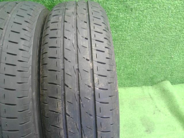【中古】14インチ 夏 ノーマルタイヤ 155/65R14 3本 ブリヂストン 21年製 ECOPIA EX20C 自社品番240764
