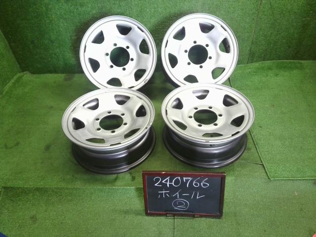 【中古】15インチ 6穴 139.7 スチールホイール 4本  自社品番240766