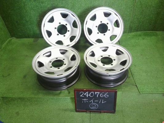 【中古】15インチ 6穴 139.7 スチールホイール 4本  自社品番240766