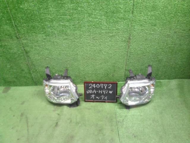 【中古】オッティ DBA-H92W 左右ヘッドランプ ライト 26060-6A02B,26010-6A02A 自社品番240772 A31