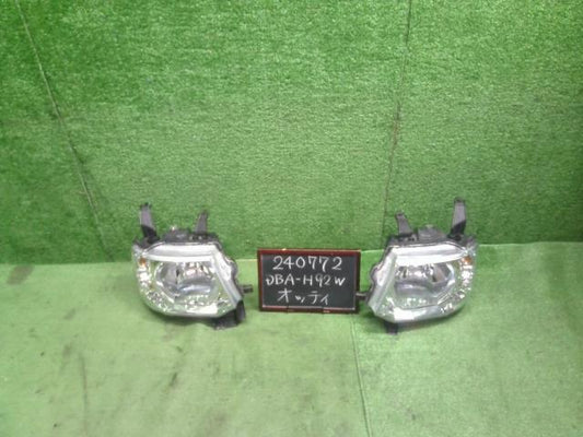 【中古】オッティ DBA-H92W 左右ヘッドランプ ライト 26060-6A02B,26010-6A02A 自社品番240772 A31