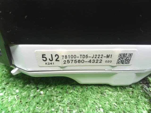 【中古】シャトル 6AA-GP7 スピードメーター 78100-TD5-J22 自社品番240783 NH830M