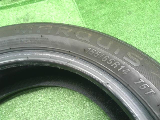 【中古】14インチ 夏 ノーマルタイヤ 155/65R14 1本 22年製 MARQUIS MR61   自社品番240787