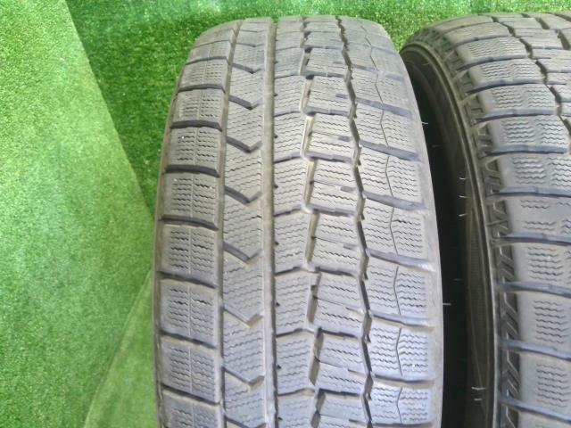 【中古】16インチ 冬 スタッドレスタイヤ 205/55R16 4本 ダンロップ  自社品番250007