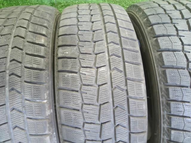 【中古】16インチ 冬 スタッドレスタイヤ 205/55R16 4本 ダンロップ  自社品番250007