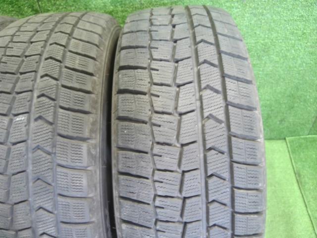 【中古】16インチ 冬 スタッドレスタイヤ 205/55R16 4本 ダンロップ  自社品番250007
