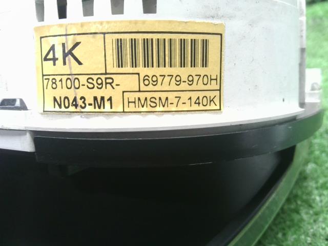 【中古】アクティ GBD-HH6 スピードメーター 78100-S9R-N043-M1 自社品番250009 NH578