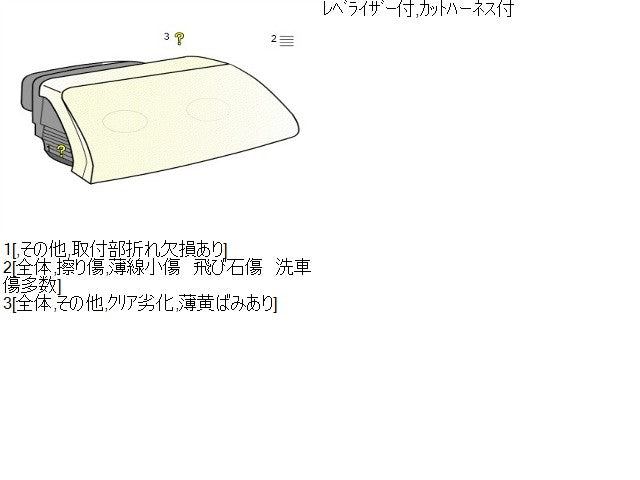 【中古】セレナ DAA-GNC27 右ヘッドランプ ライト 26010-5TA0A 自社品番250012 K23