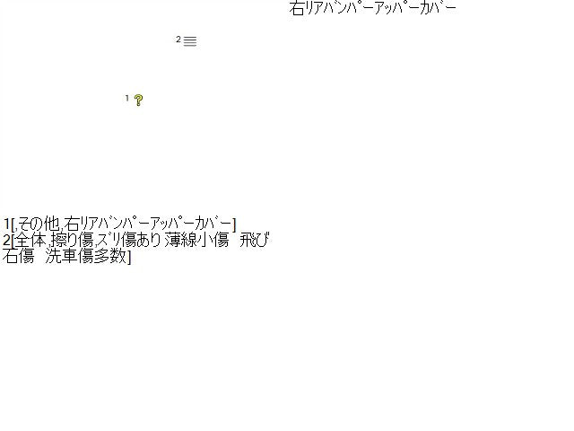 【中古】セレナ DAA-GNC27 右リアバンパーアッパーカバー  自社品番250012 K23