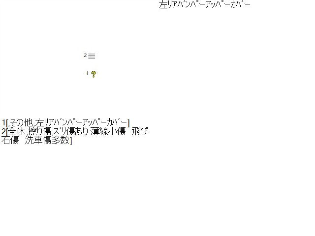 【中古】セレナ DAA-GNC27 左リアバンパーアッパーカバー  自社品番250012 K23