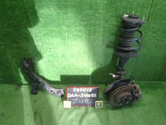 プリウス DAA-ZVW55 右フロントストラット 右F ナックル ロアアーム付　運転席側  48510-80A80 自社品番250013
