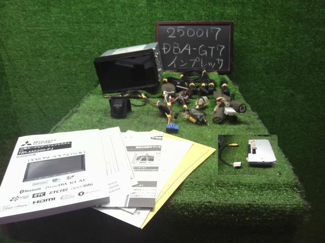 インプレッサ DBA-GT7 カーナビゲーション  NR-MZ200-FJ　純正　DIATONE　自社品番250017