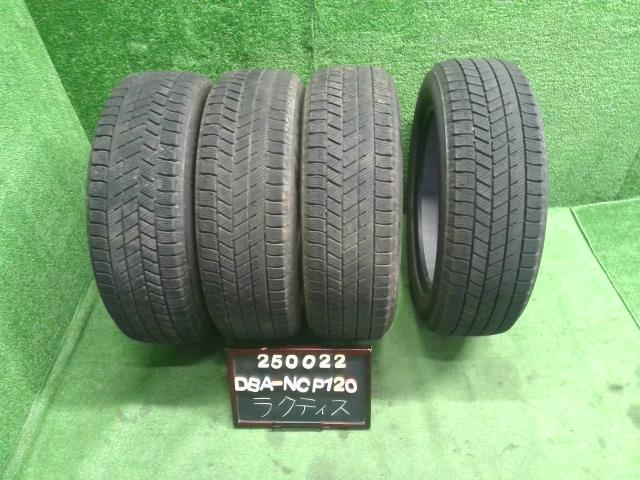 16インチ 冬 スタッドレスタイヤ 4本 22年 175/60R16　BLIZZAK VRX3 ブリヂストン ラクティス外し 自社品番250022