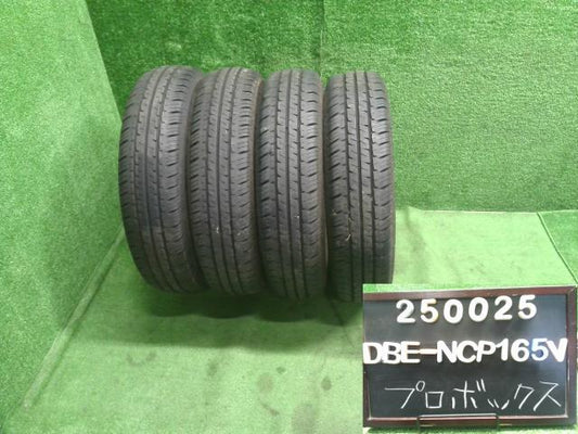 中古 ハンコック ノーマルタイヤ　4本　155/80R14　14インチ　21年　プロボックス外し 自社品番250025