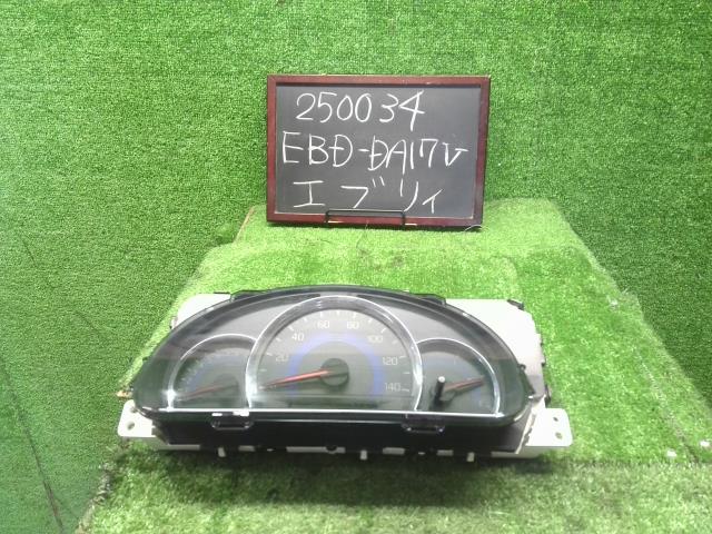 【中古】エブリィ EBD-DA17V スピードメーター 34102-64PB0 自社品番250034 ZVJ