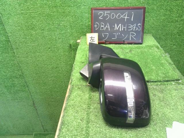 ワゴンＲ DBA-MH34S 左 助手席 ドアミラー サイドミラー　ZED　847Y2-72MV4 イシザキ　72M3　自社品番250041