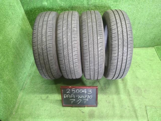 中古 グッドイヤー ノーマルタイヤ 4本 175/65R15　15インチ アクア外し（250043）