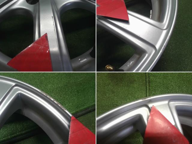 14インチ 社外アルミホイール 4本　14×4.5J　4穴　PCD100　+43　PRD　ハブ径67mm　ムーヴ外し 自社品番250049