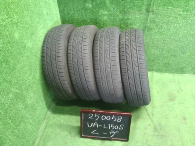 13インチ　夏　ノーマルタイヤ4本　20年　155/65R13,EC202　ダンロップ ムーヴ(250058)