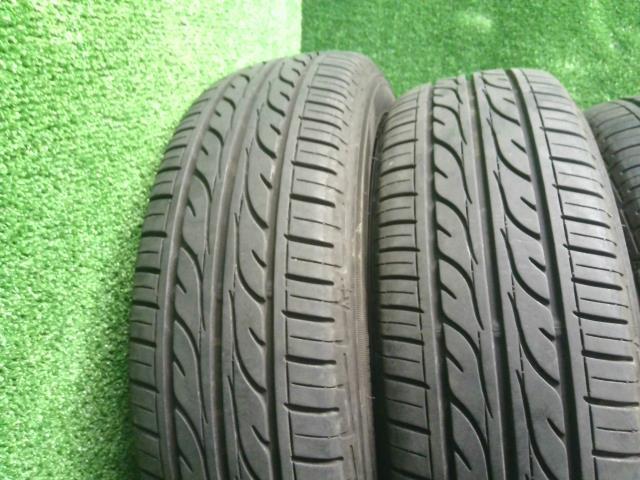 13インチ　夏　ノーマルタイヤ4本　20年　155/65R13,EC202　ダンロップ ムーヴ(250058)