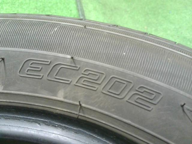 13インチ　夏　ノーマルタイヤ4本　20年　155/65R13,EC202　ダンロップ ムーヴ(250058)