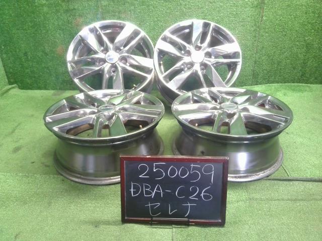 日産純正　16インチ アルミホイール  4本 16×6J　5穴　PCD114.3　+45　ハブ径66mm　AUTECH 自社品番250059