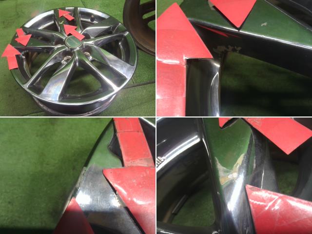 日産純正　16インチ アルミホイール  4本 16×6J　5穴　PCD114.3　+45　ハブ径66mm　AUTECH 自社品番250059