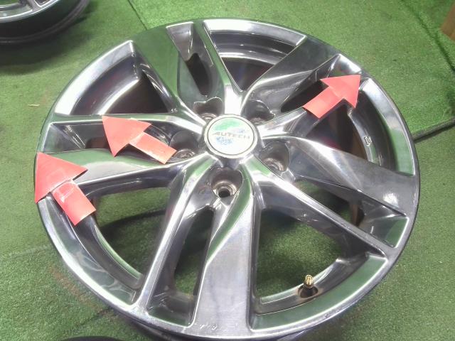 日産純正　16インチ アルミホイール  4本 16×6J　5穴　PCD114.3　+45　ハブ径66mm　AUTECH 自社品番250059