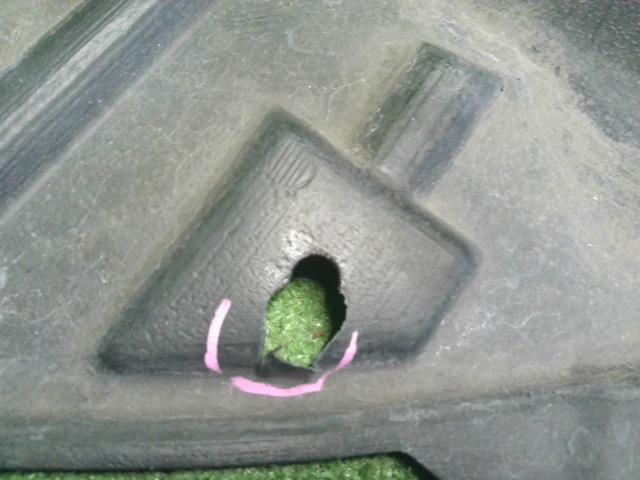 【中古】レクサス LS460 DBA-USF40 左フロントインナーフェンダー ライナー 53806-50070 自社品番250060 1J7