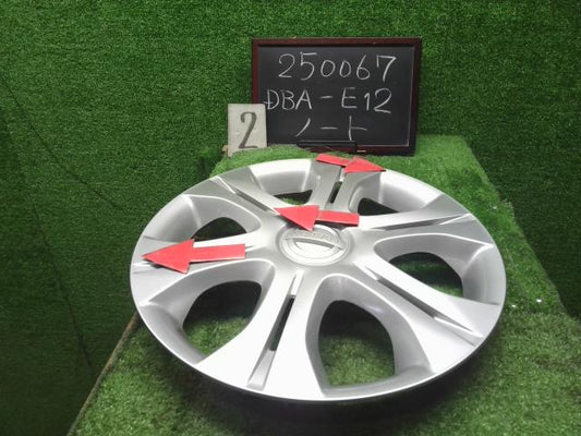 【中古】ノート DBA-E12 ホイールキャップ 14インチ 1枚 40315-3VA0B 自社品番250067 KH3