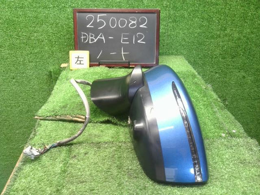 【中古】ノート DBA-E12 左ドアミラー サイドミラー 96302-5VA0C 自社品番250082 RAW