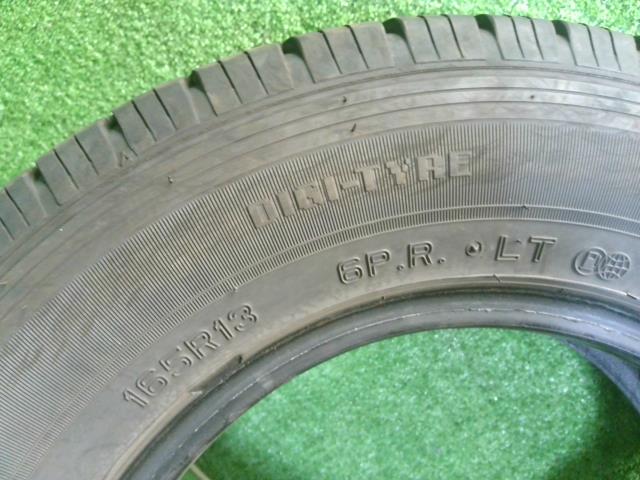 【中古】13インチ 夏 ノーマルタイヤ 165R13 6PR 1本 ダンロップ 23年製 ENASAVE VAN01   自社品番250087