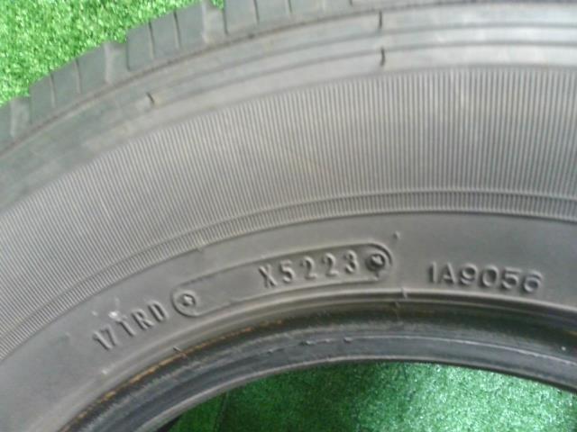 【中古】13インチ 夏 ノーマルタイヤ 165R13 6PR 1本 ダンロップ 23年製 ENASAVE VAN01   自社品番250087