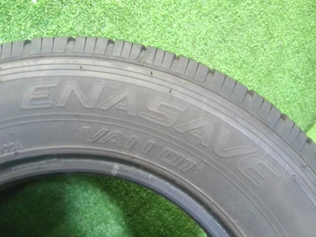 【中古】13インチ 夏 ノーマルタイヤ 165R13 6PR 1本 ダンロップ 23年製 ENASAVE VAN01   自社品番250087