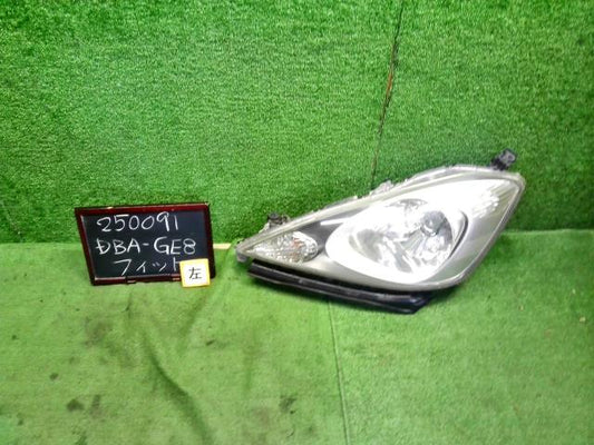 【中古】フィット DBA-GE8 左ヘッドランプ ライト 33151-TF0-J01 自社品番250091 PB83P