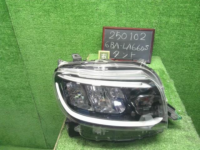 【中古】タント 6BA-LA660S 右ヘッドランプ ライト 81130-B2720 自社品番250102 B82