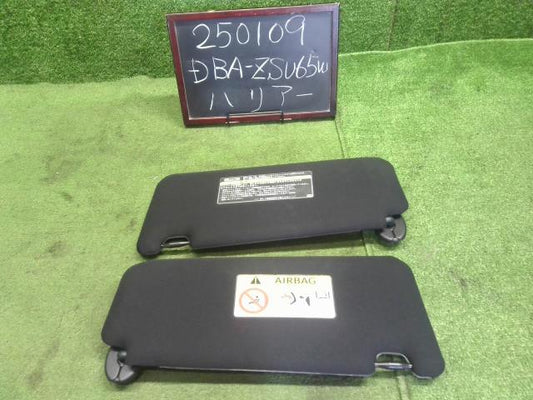 ハリアー DBA-ZSU65W サンバイザー左右セット　運転席側　助手席側 74310-48380-C0 自社品番250109
