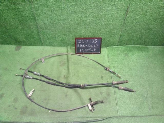 【中古】ハイゼット EBD-S211P シフト クラッチ ワイヤー 33822-B5030,33821-B5040 自社品番250135 W09