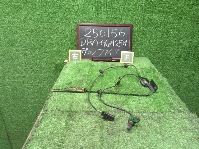 【中古】ヴェルファイア DBA-GGH25W 右フロント ＡＢＳセンサー 89542-28100 自社品番250156 070