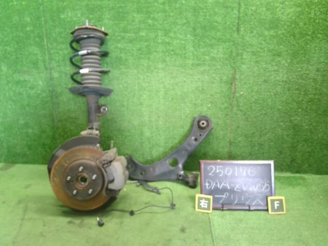 プリウス DAA-ZVW55 右フロント　ストラット　ショック　スプリング　ハブナックル　キャリパー　 48510-80817 自社品番250176
