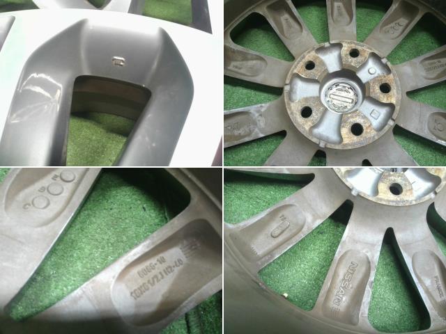 【中古】日産純正 18インチ アルミホイール  4本 自社品番250186