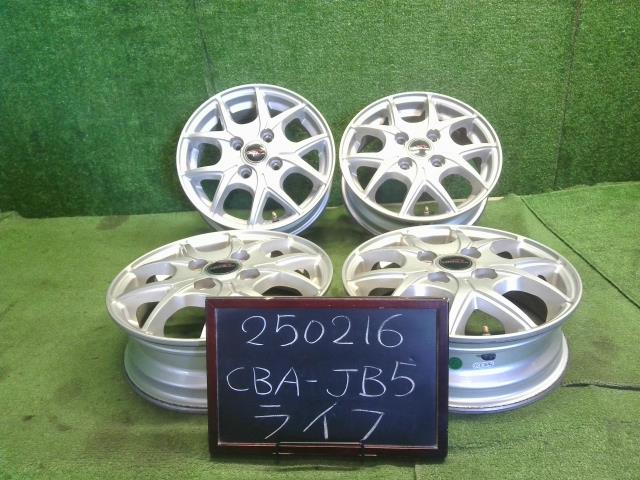 【中古】CARIFA 13インチ アルミホイール 4本 ライフ外し 自社品番250216